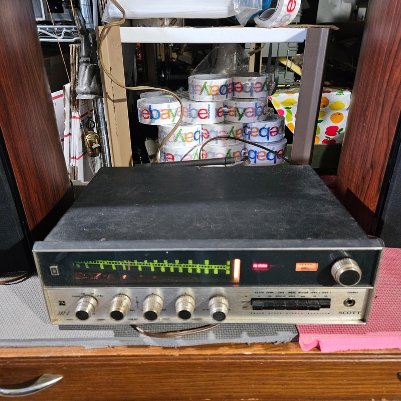 Vinatge Scott Stereomaster 382 -C Ampilifer Receiver Working project see videos