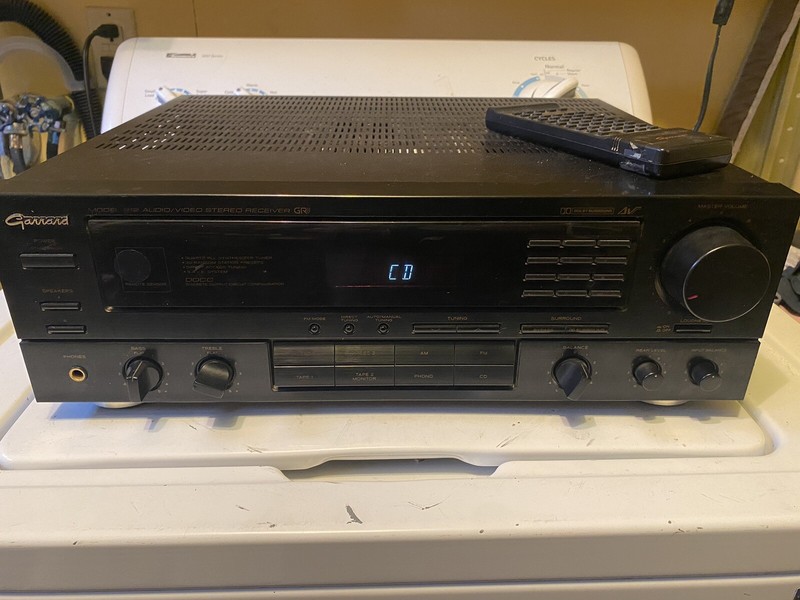 Vintage Garrard Model 812 Audio / Video Stereo Receiver W/ Remote
