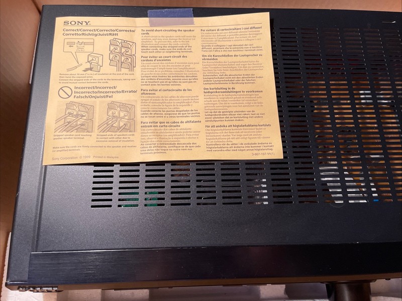 Vintage Sony Stereo FM/AM Stereo Receiver STR-DE135 New Open Box W/ Remote gallery