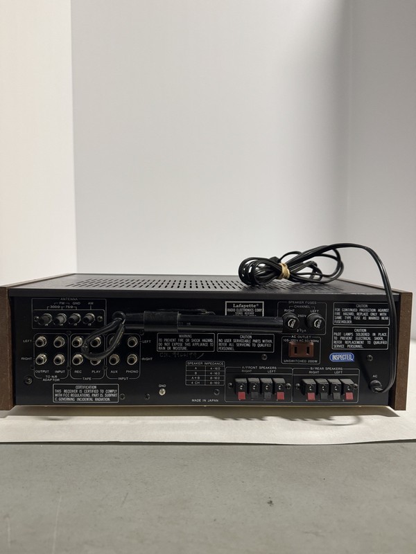 Vintage Lafayette LR-2020A AM / FM Stereo Receiver Wood Finish gallery