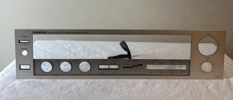 Onkyo TX-21 Faceplate