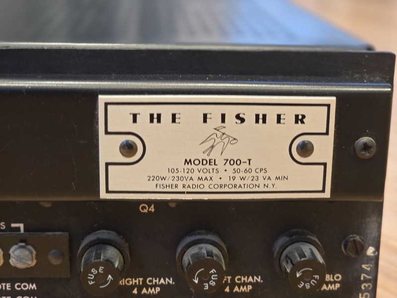 The FISHER 700 T AM FM STEREO RECEIVER AMPLIFIER 700-T | Vintage Audio READ gallery