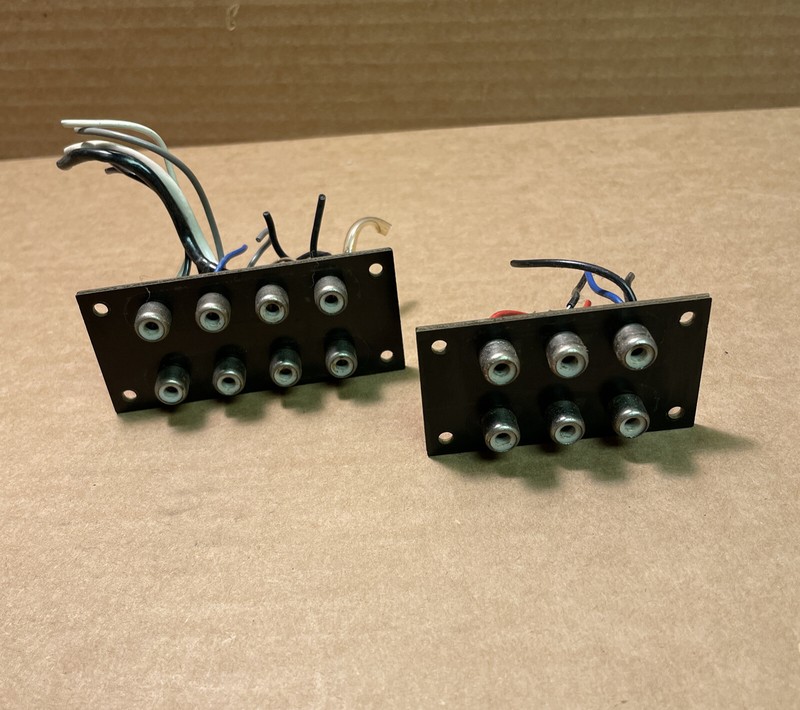Sansui 5000A Genuine Parts: 2 Sets of RCA Jacks