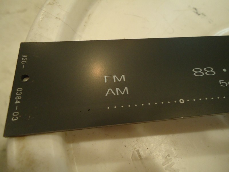 Kenwood KR-6600 Stereo Receiver Parting Out Plastic Tuning Dial Screen