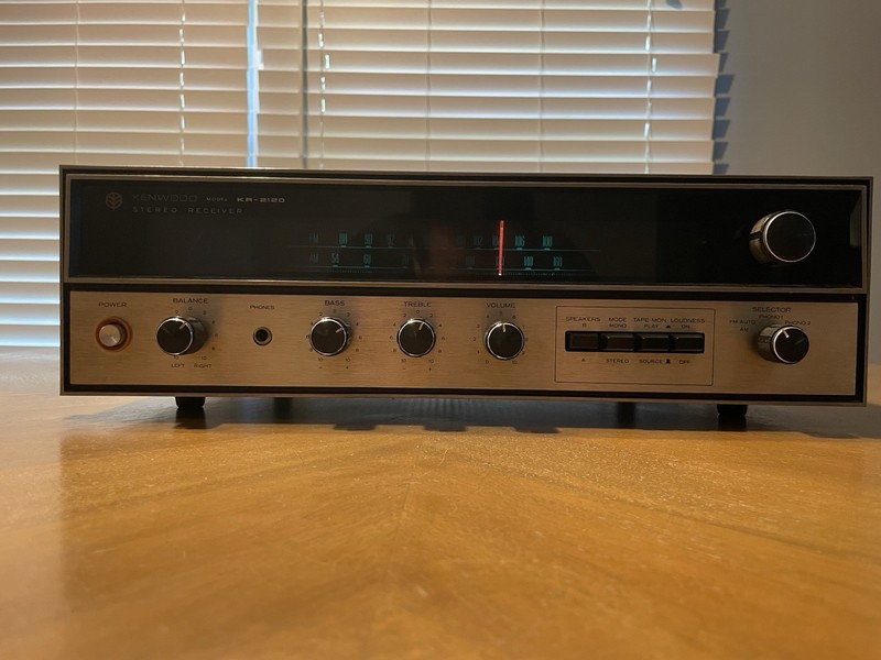 Kenwood KR-2120 Vintage 1970 Stereo Receiver Tested Works READ
