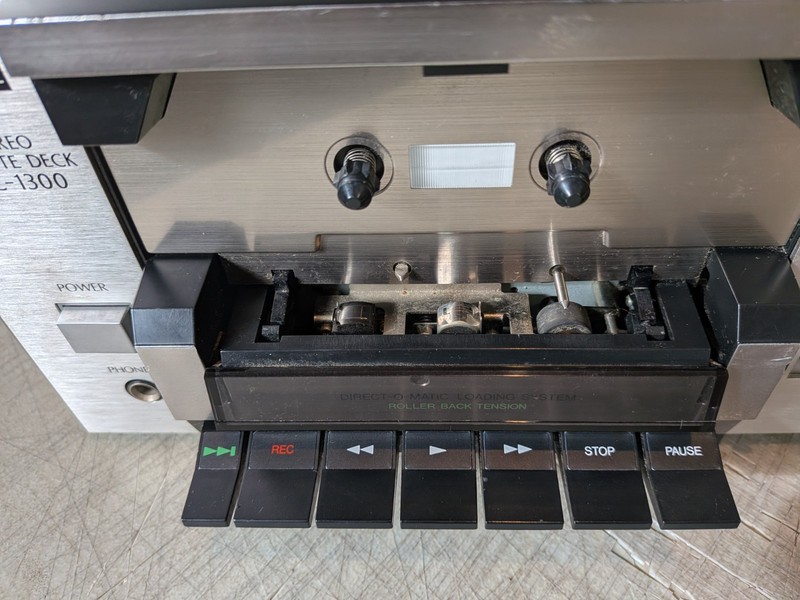 Vintage Sansui SC-1300 Stereo Cassette Deck - Powers On, No Further Testing gallery