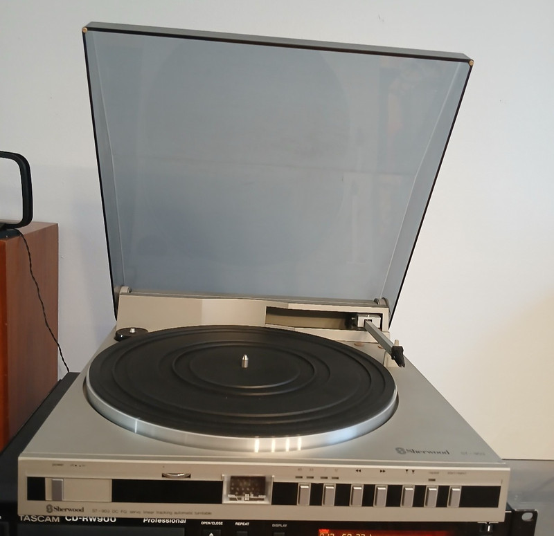 Vintage Sherwood ST-903 Turntable – Tested – Serviced – Mint Condition – See Vid