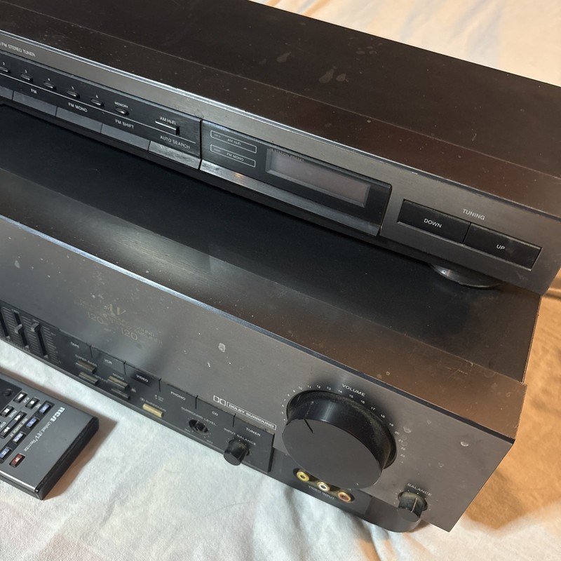 RCA stereo system vintage PA 120-101B With Stereo Tunner And Remote gallery