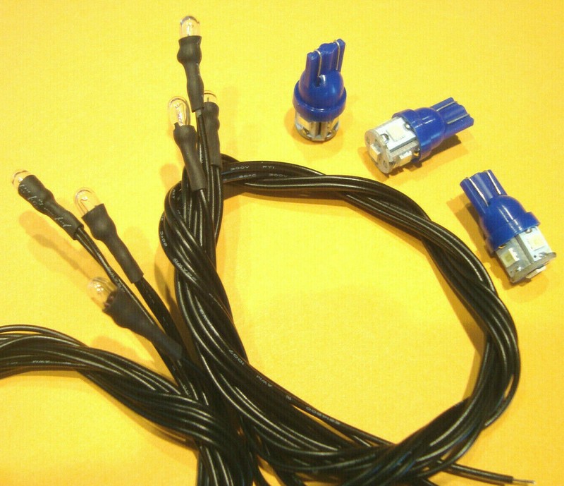 Pioneer SX3700 3800 3900 820…DARK Blue LED WEDGE Lights with Replacement KiT