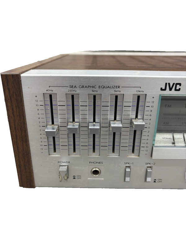 JVC R-S33 AM/FM 2 Channels Stereo Radio Receiver Amplifier Equalizer Japan VTG gallery