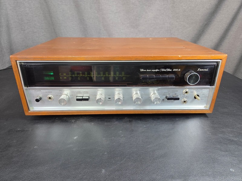 Sansui 5000A AM/FM Tuner Amplifier Parts Repair WPC VIDEO DEMO! 🎥📺✅