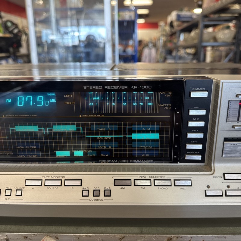 Vintage Kenwood KR-1000 Galaxy Commander Receiver Parts Only Powers On, Decent gallery