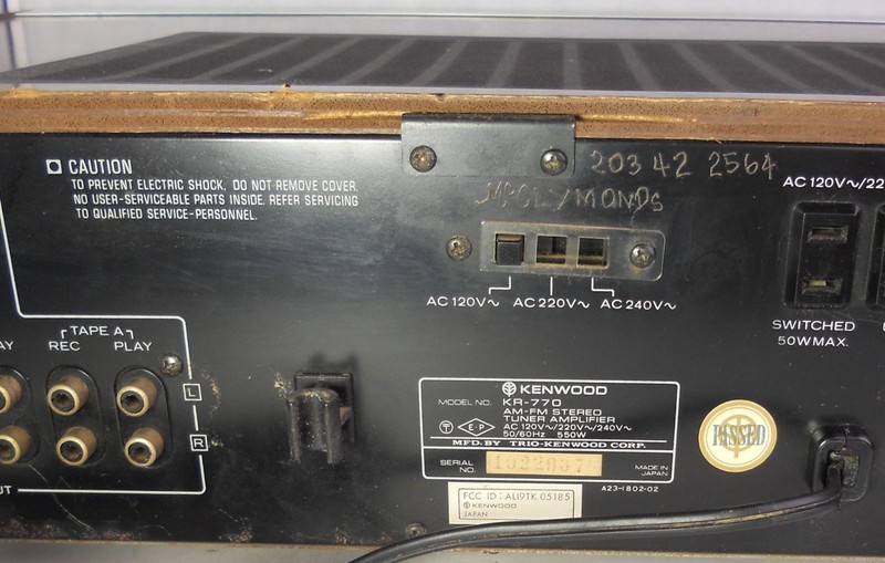 Kenwood KR-770 Vintage AM/FM 80w / Channel Stereo Receiver Tuner Amplifier Japan gallery