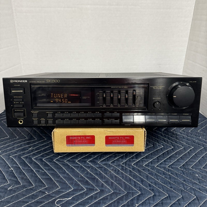 PIONEER SX-2300 VINTAGE AM/FM STEREO RECEIVER – SERVICED – CLEANED – TESTED