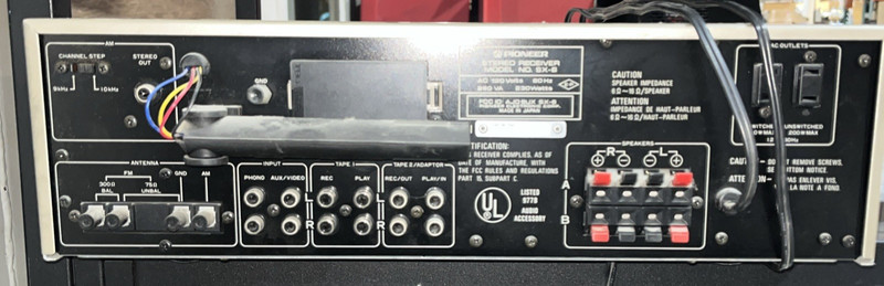 PIONEER COMPUTER CONTROLLED STEREO RECEIVER SX-6 gallery