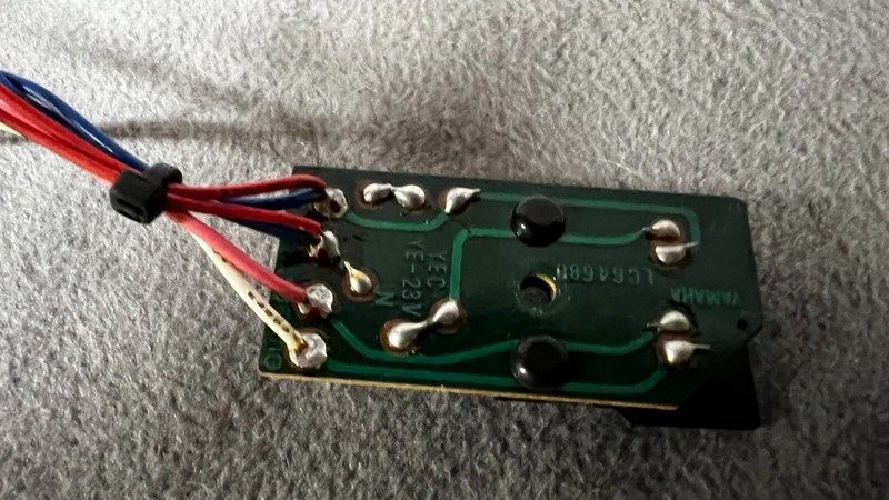 Y11 Vintage Yamaha CR-450 Original dual Light Display behind Tuning Dial gallery