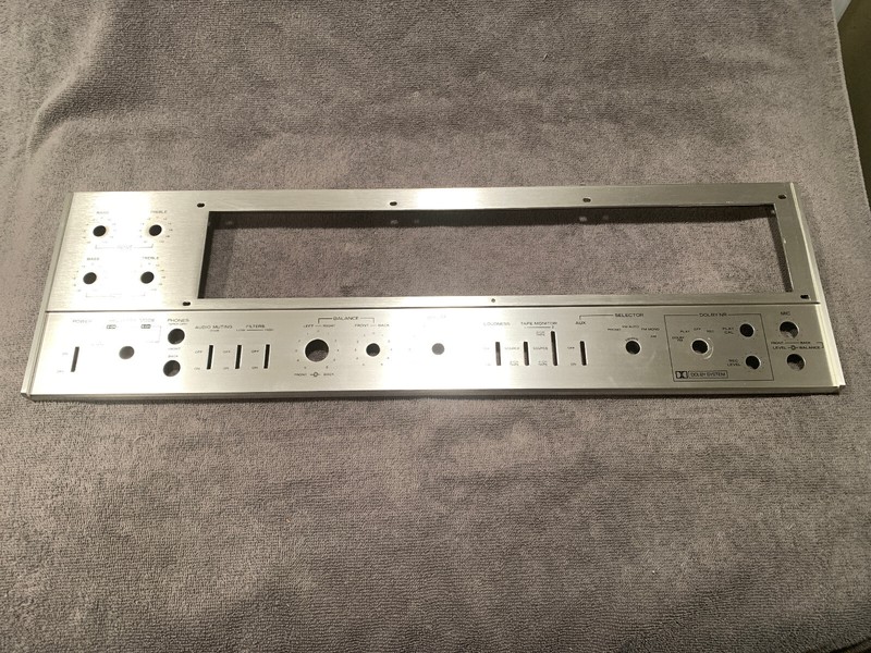 Sansui QRX-9001 Quad Receiver Faceplate Nice Look!!
