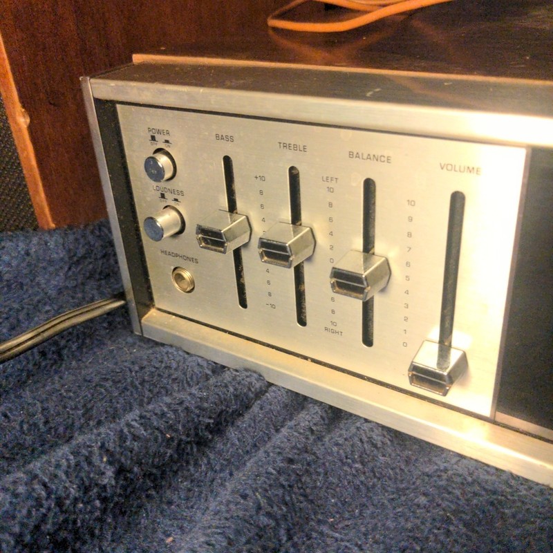 VTG JC Penney Fet 1312A AM-FM Multiplex Stereo & Speakers Vintage Set gallery