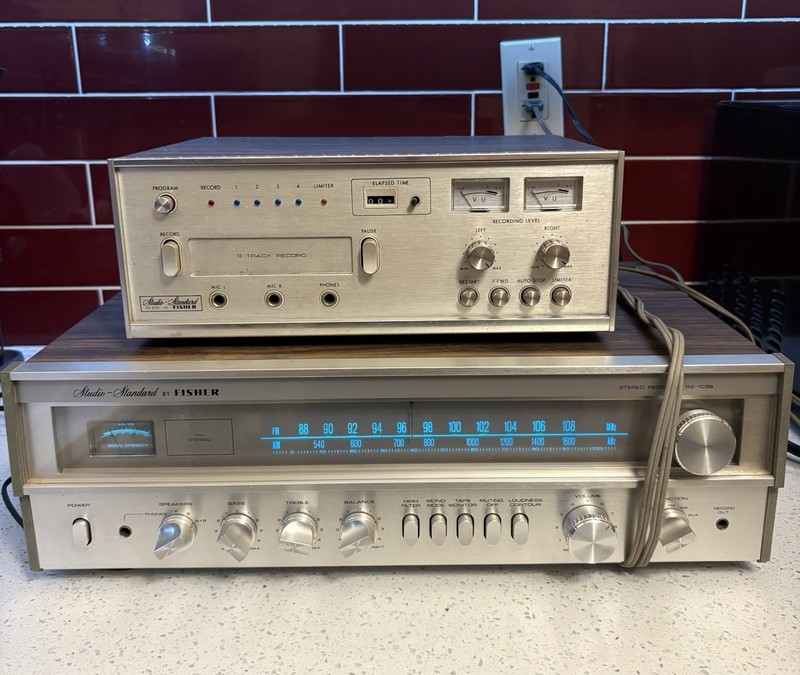 Studio Standard Fisher ER 8120 (No Power) & Stereo Receiver RS 1035 – Working