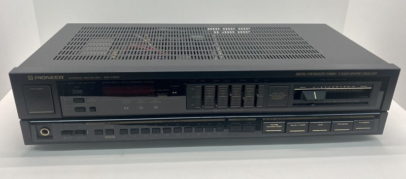 Vintage Pioneer SX-1100 Stereo Receiver 5 Band EQ AUX/VCR CD PHONO TUNER & TAPE