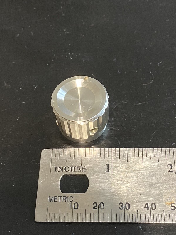 SANSUI QR-4500 VOLUME KNOB – VINTAGE RECEIVER PART ONLY