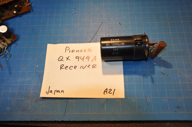 Pioneer QX-949A Receiver Replacement Parts ELNA 50 V 10000 mF Capacitor