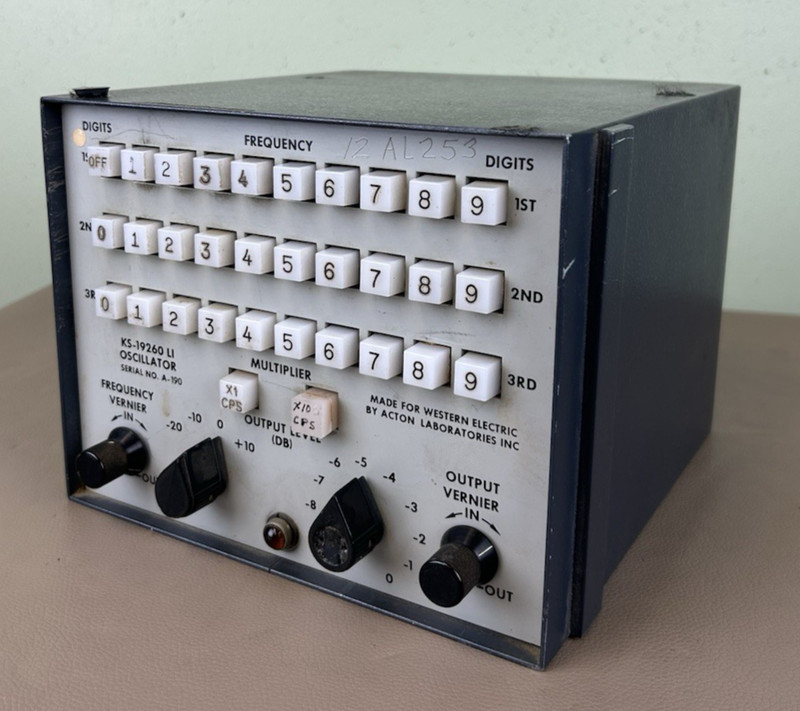 KS-19260 FREQUENCY OSCILLATOR WESTERN ELECTRIC PARTS/REPAIR