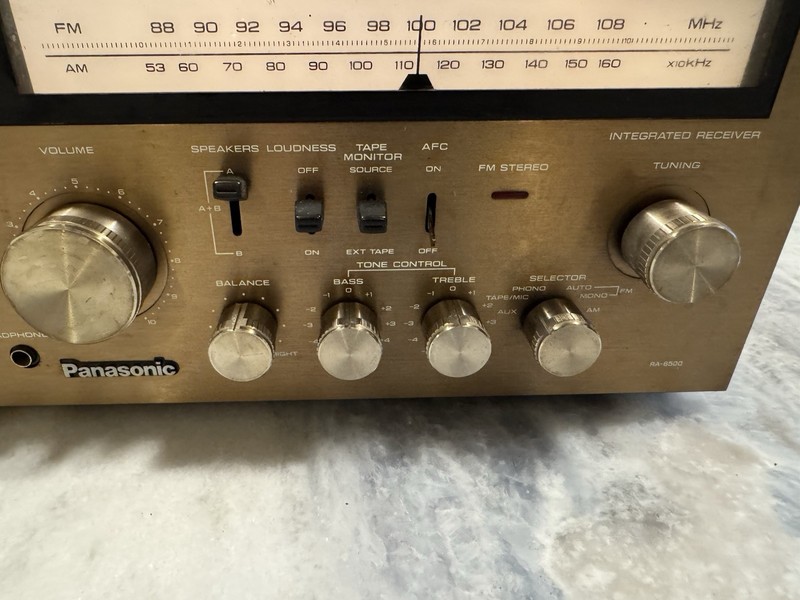 Panasonic RA-6500 Vintage AM/FM Stereo Integrated Receiver *Read Description* gallery