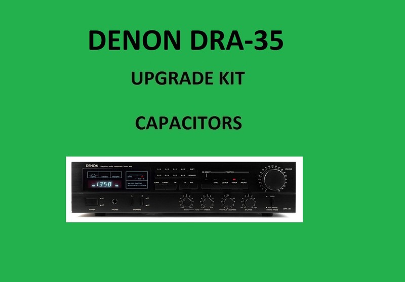 Stereo Receiver DENON DRA-35 Repair KIT – all capacitors