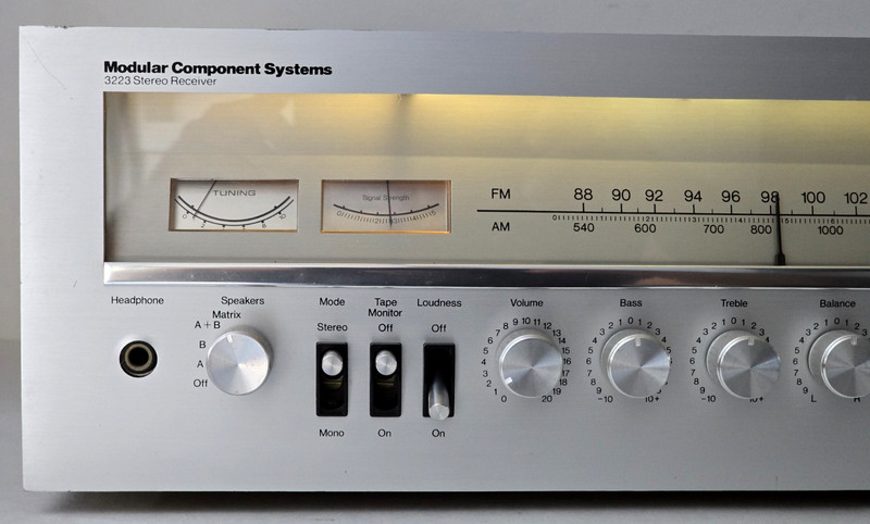 MCS Modular Component Systems 3223 AM/FM Stereo Receiver (Fully Tested/Working) gallery