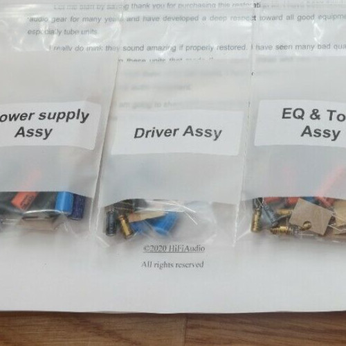 Sansui 5050 6060 driver board F2657 cover refresh kit capacitor