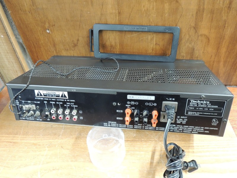 ESTATE Technics SA-919 Quartz Digital Synthesized AM/FM Receiver gallery