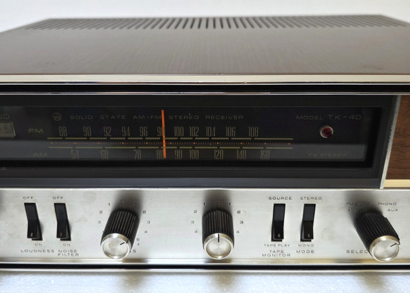 Kenwood TK-40 Solid State AM/FM Stereo Receiver Vintage Tested, See Video! gallery