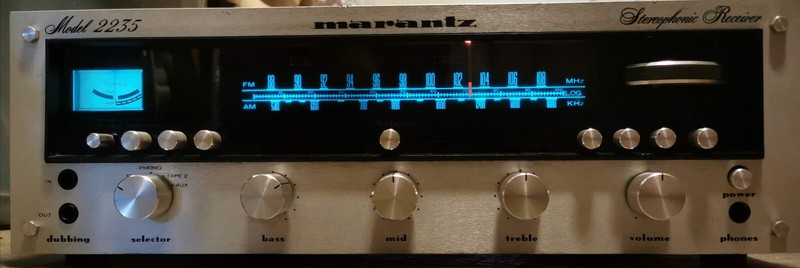 Marantz 2235 Stereophonic Receiver Needs Service Partially Works SEE VIDEO DEMO