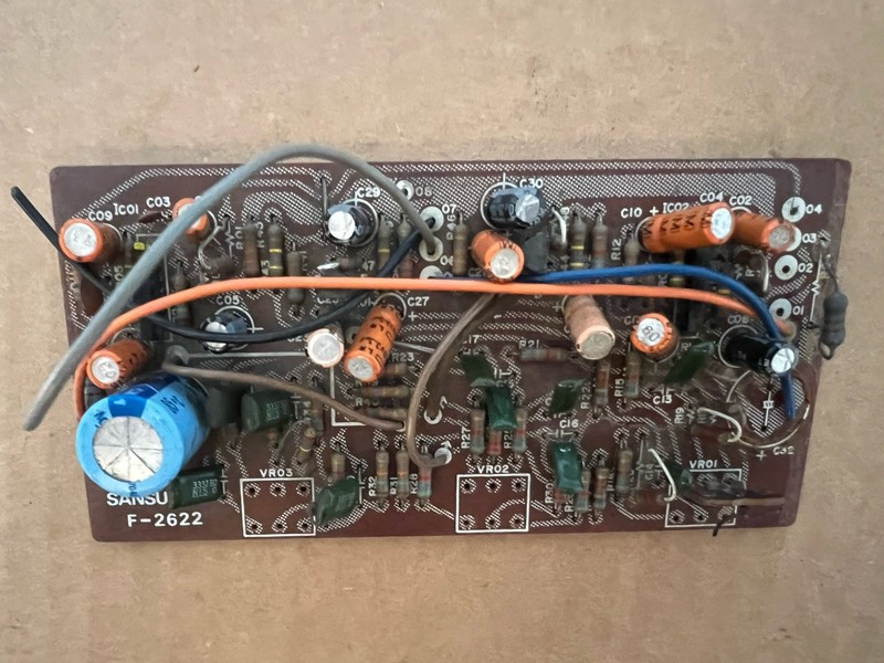 Sansui F-2622 Circuit Board For 7070 Tone Control Board, Untested Sold As Is gallery