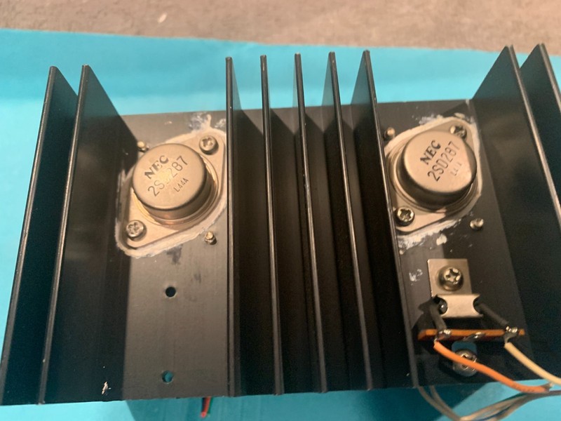 Kenwood KR-6200 Stereo Receiver – Parting Out – Heatsink + Outputs #2