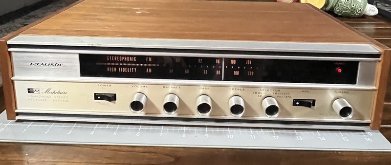 Realistic 12-1470A Modulaire Component Stereo AM FM Receiver System Vintage