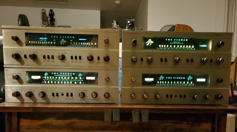 TESTED WORKING Fisher 500 800 b & c Receiver Amplifier