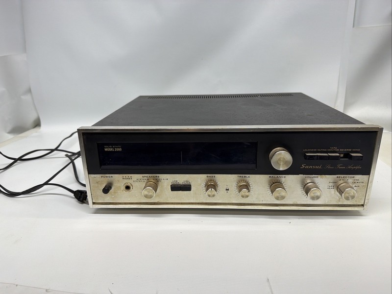 Sansui Model 2000 Stereo AM/FM MPX Tuner Amplifier Parts
