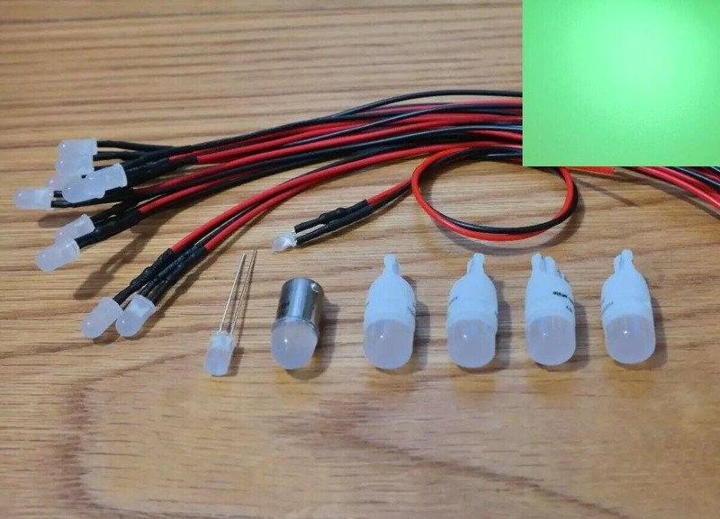 Pioneer SX-980 RECEIVER replacement LED lamps upgrade kit bulbs lights GREEN