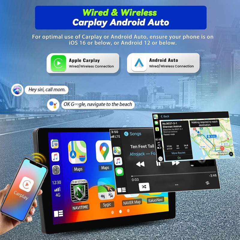 Camecho Android 15 Car Radio For Hyundai Tucson Ix35 2010-2015 Wireless Carplay gallery