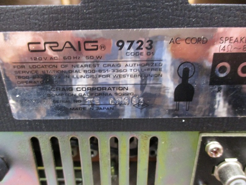 Vintage Craig Quick Mount Home Stereo Adaptor 9723 Original Box & Manuals gallery