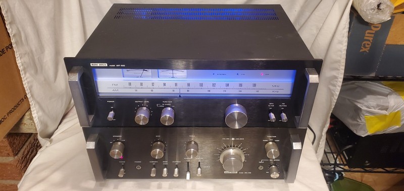 Vintage Audio Reflex Amplifier ARA-335 w/matching Tuner ART-600, TESTED WORKS gallery
