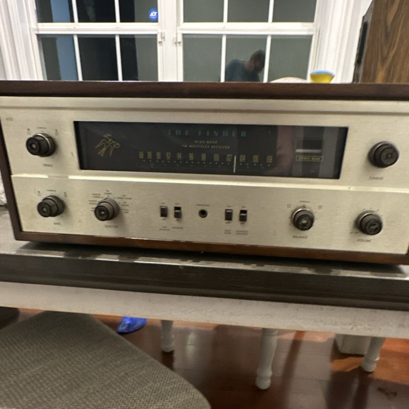 Fisher 400 Vintage Stereo Receiver Tube Amplifier Model 400 Classic Hi-Fi Audio