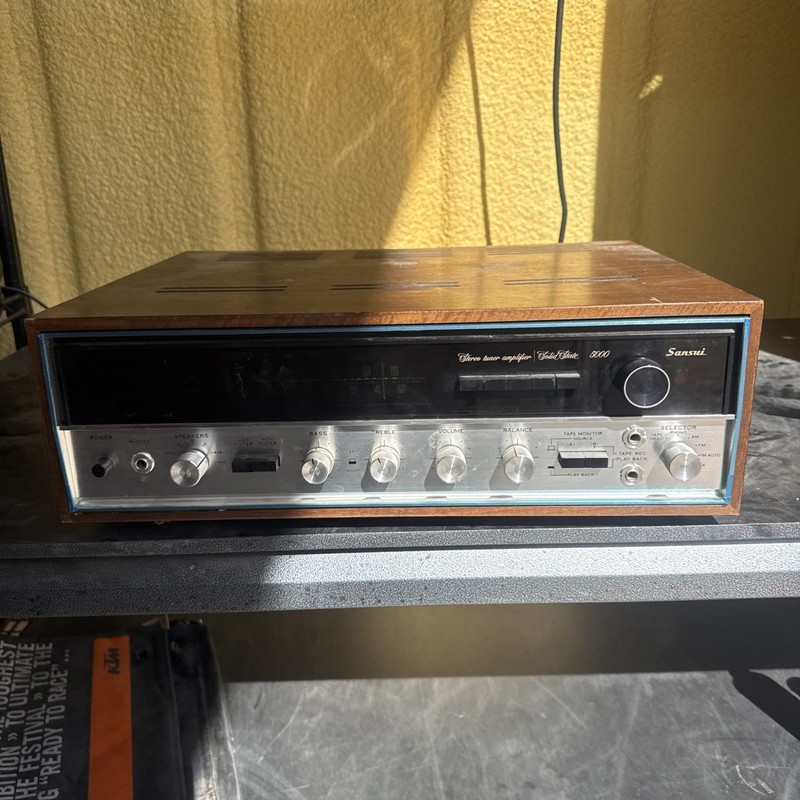 Sansui 5000 Solid State Stereo Receiver Model 5000 Vintage Amplifier For Repair