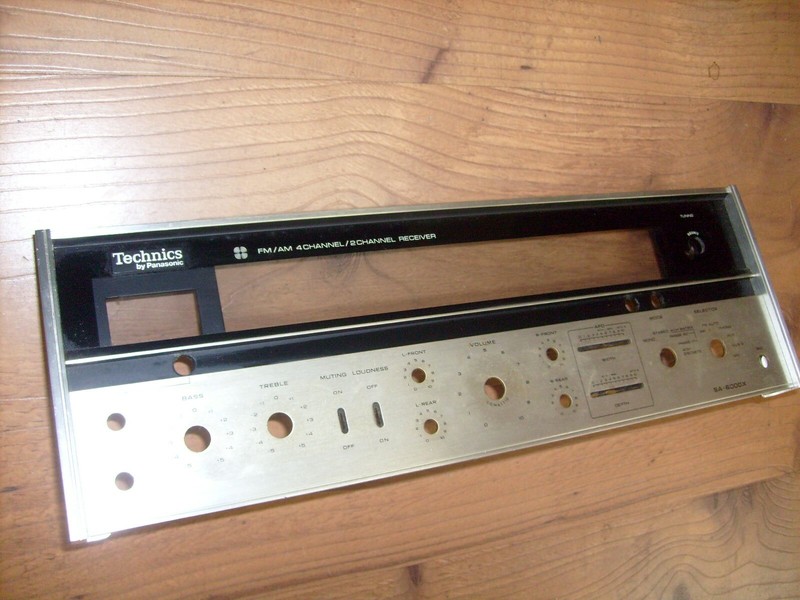 Vintage Technics Panasonic Quad 4 Channel Receiver SA-6000X Stereo Front Panel