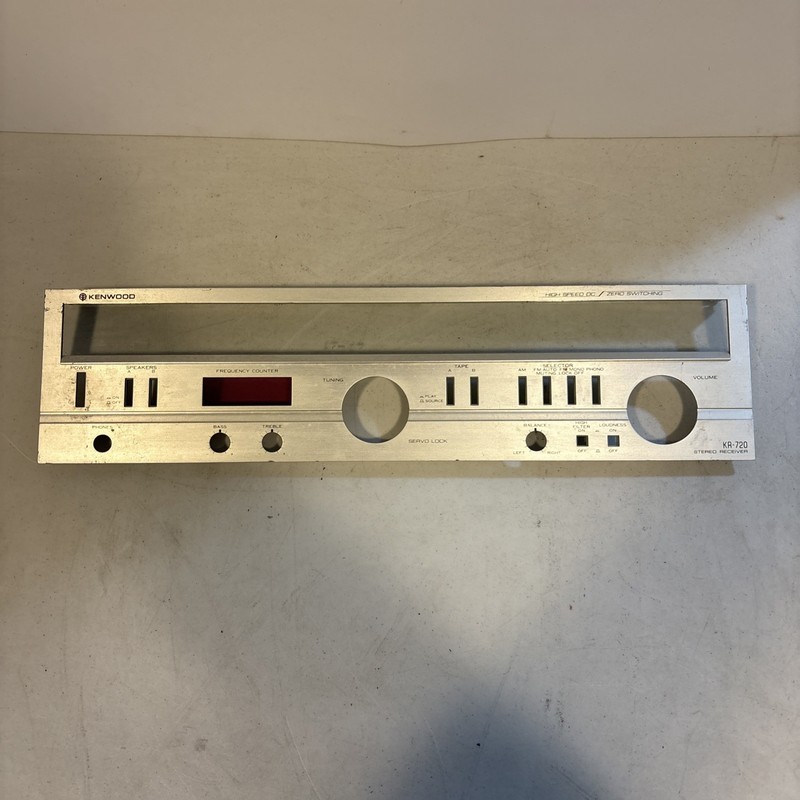 Kenwood KR-720 AM/FM Stereo Receiver FACE PLATE ONLY