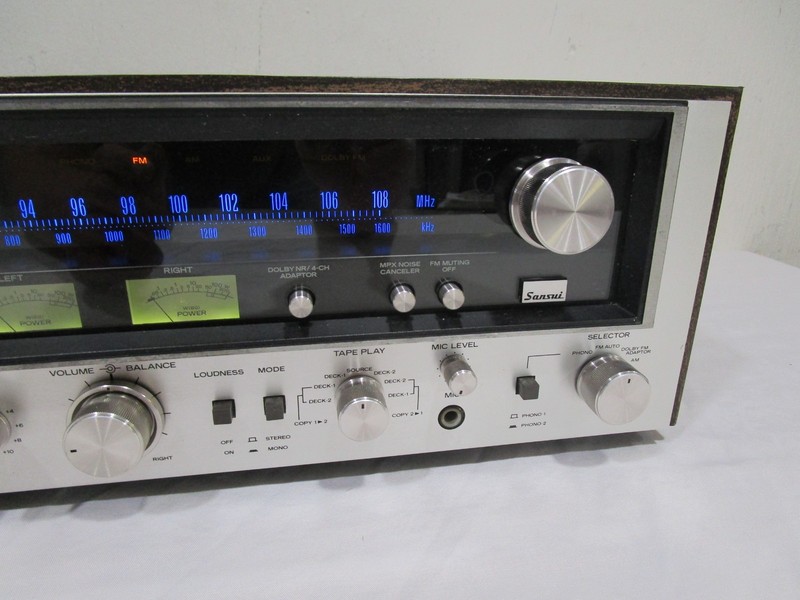 Nice Sansui 7070 Stereo Receiver w/ New LEDs - Serviced - Recapped ------ Cool! gallery