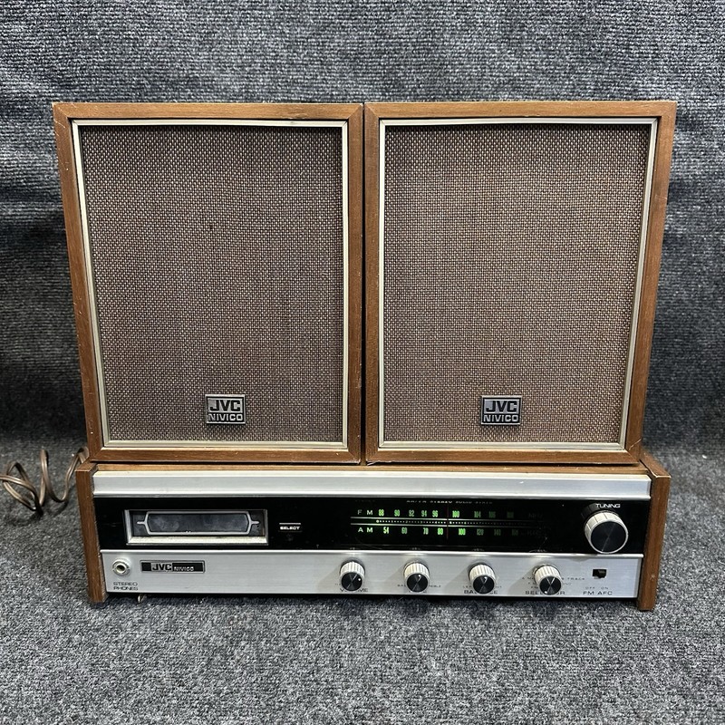 Vintage Nivico STF-600E AM/FM Stereo Receiver w/ Speakers – 8 Track Not Playing