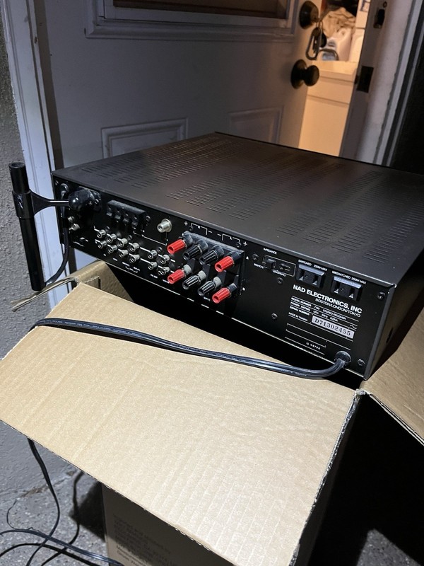 Not Tested. NAD 7130 Stereo Receiver Vintage AM/FM Hi-Fi Amplifier w Phono Input gallery